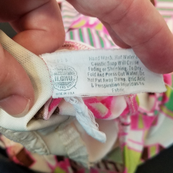 Vintage 60s Retro Floral Bathing Suit Roxanne Size 12/34 C cup - Picture 8 of 13